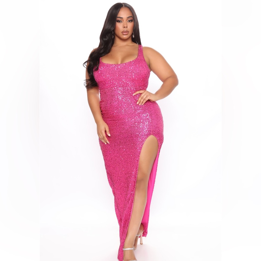 Barbie pink prom dress